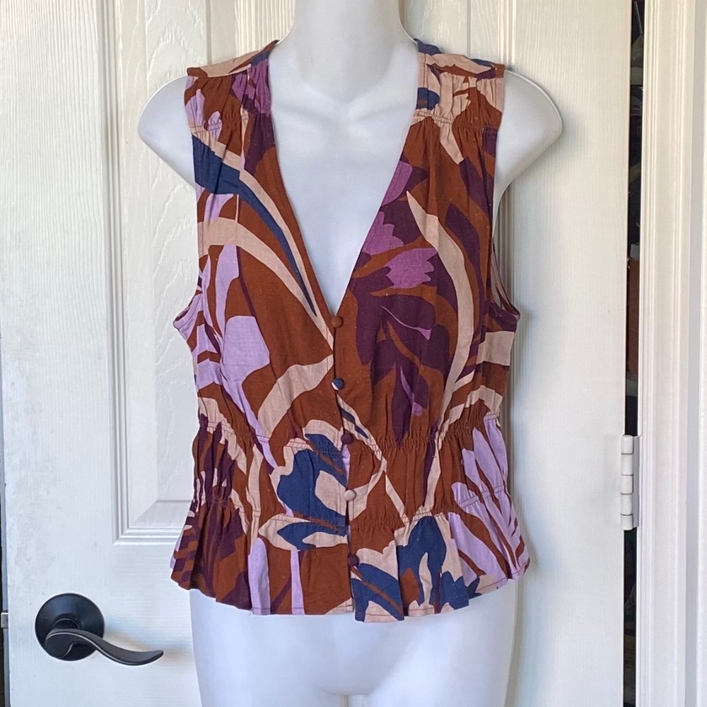 Sanctuary South Palm Button Up